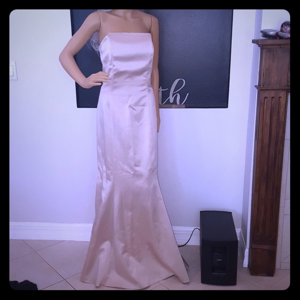 Wedding bridesmaid formal corset mermaid dress
